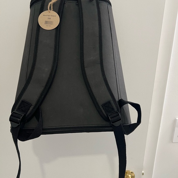 The Earth Company Natural Paper Gray Backpack. NWT - Picture 5 of 9